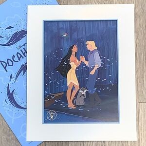 NiP Disney Pocahontas 1995 Exclusive Commemorative Lithograph 11x14